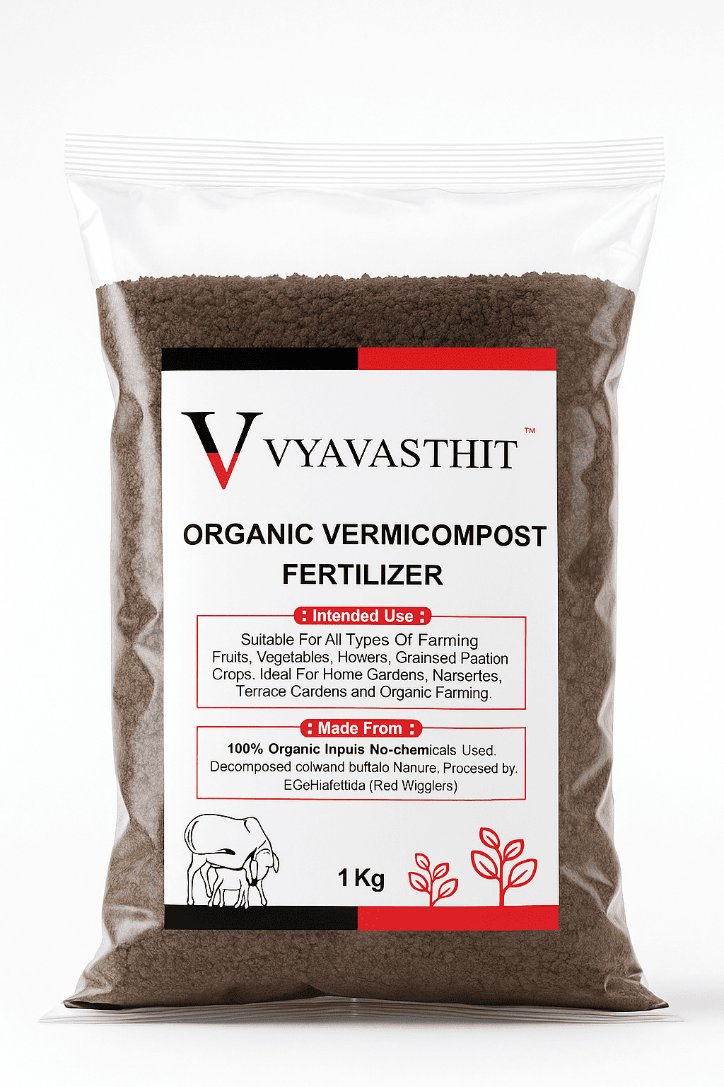 1kg Vermicompost